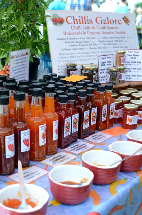Chillis Galore market stall