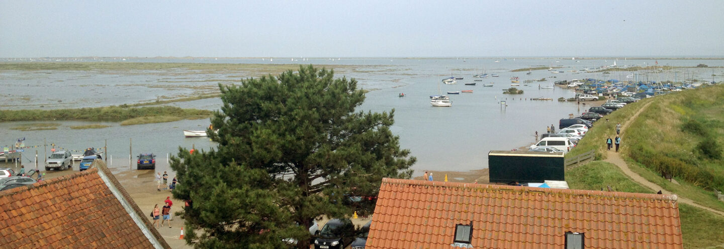 Blakeney Quayside during high tide
