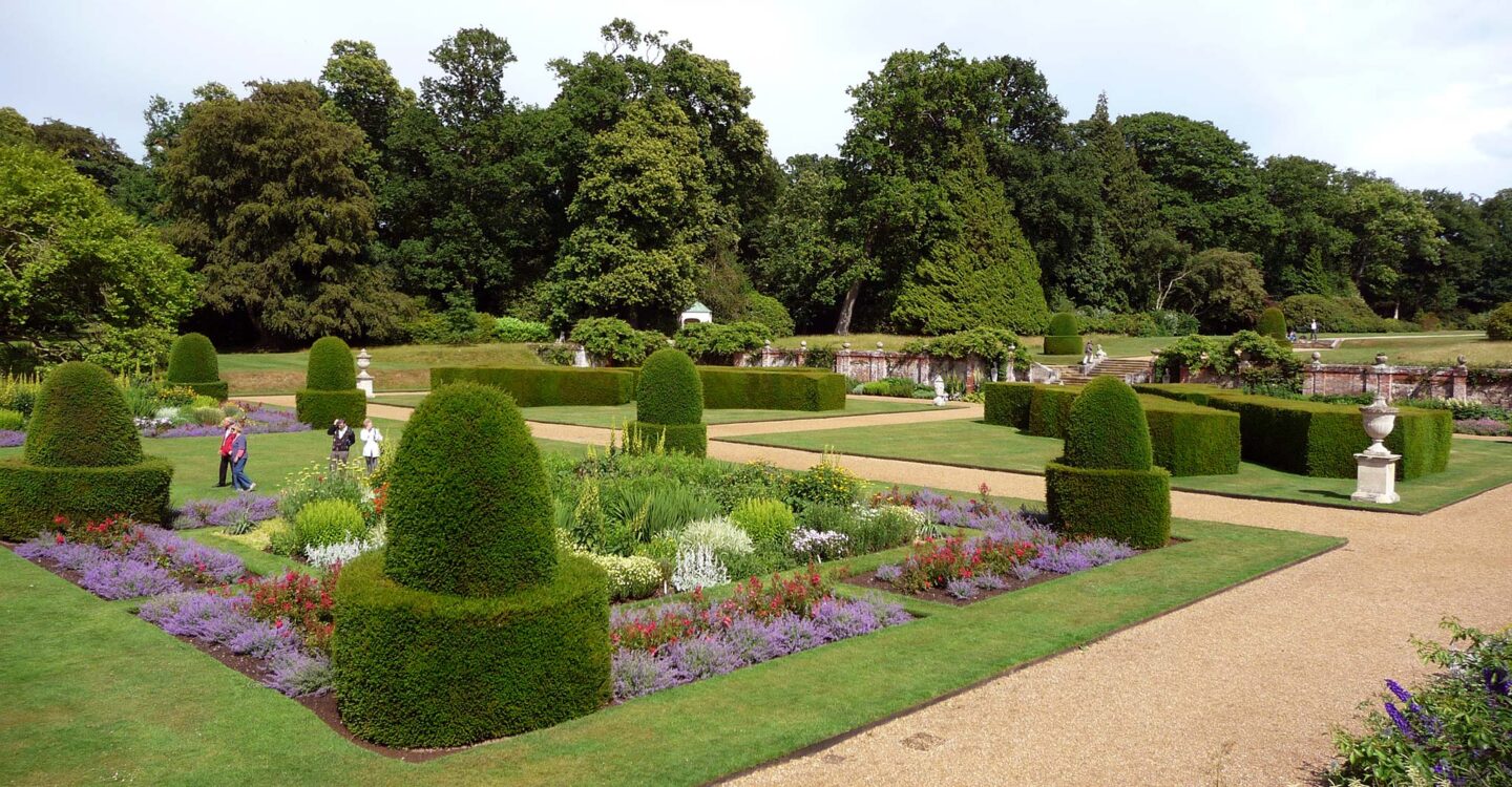 The parterre at Blickling Hall Gardens