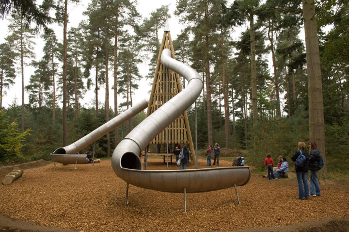 Play area at Thetford Forest, Norfolk