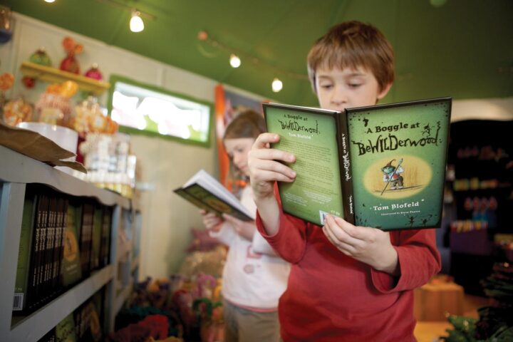 Book reading at BeWILDerwood, Norfolk