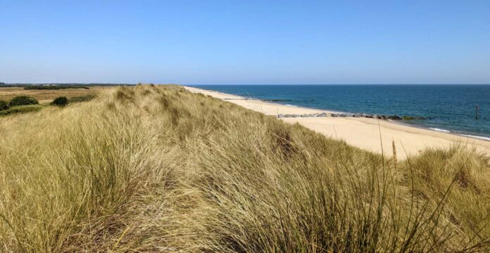 Horsey beach and dunes, Norfolk