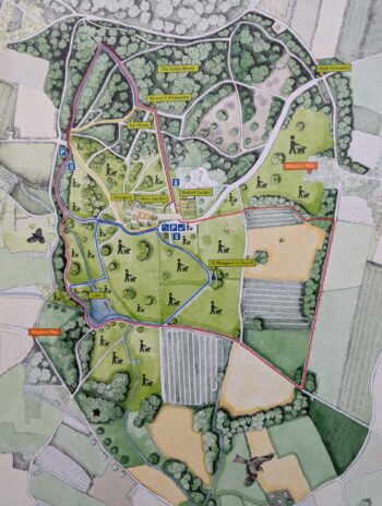 Felbrigg Hall, Gardens & Estate map