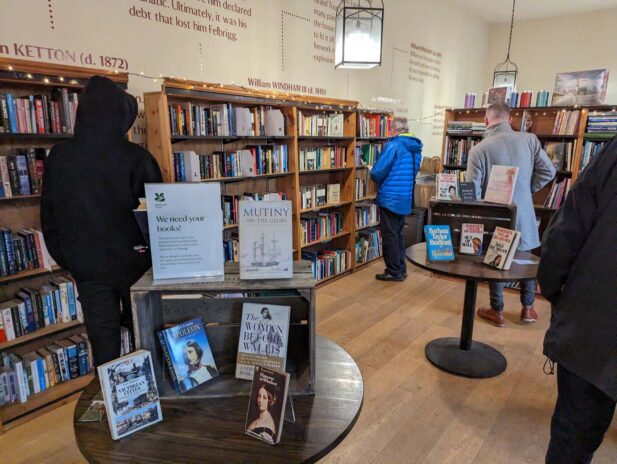 Second hand bookshop at Felbrigg Hall, Gardens & Estate