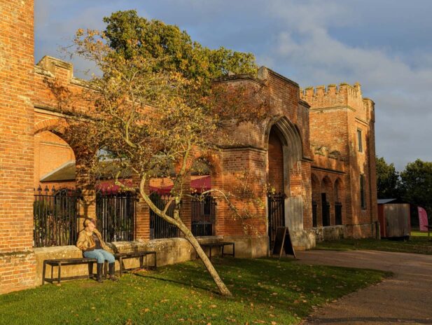 The courtyard at Felbrigg Hall, Gardens & Estate