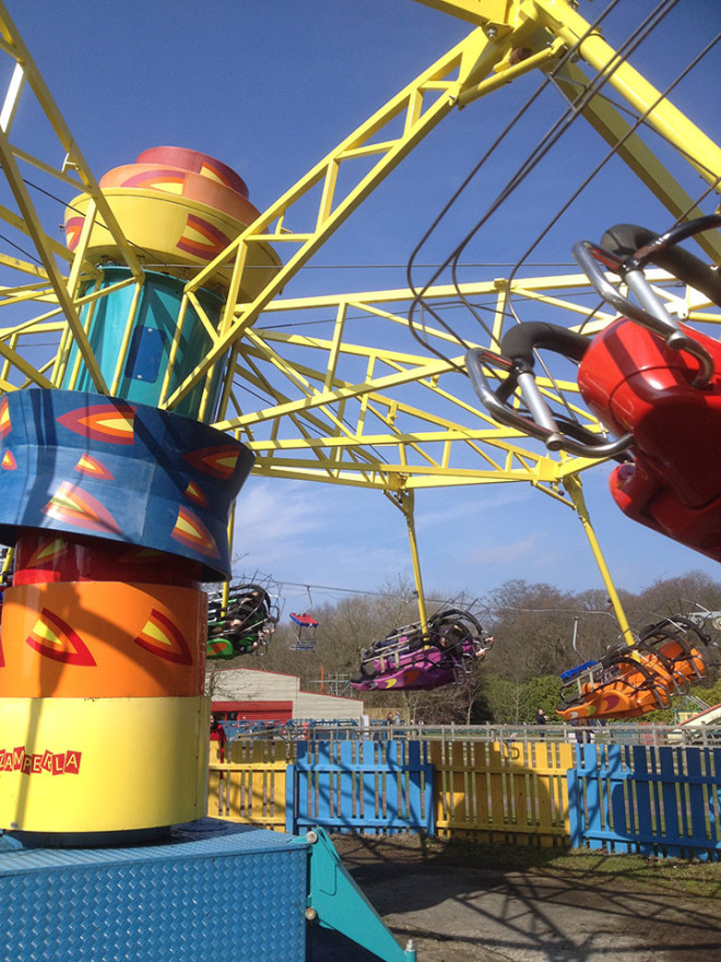 The Kite Flyer ride at Pleasurewood Hills, Great Yarmouth