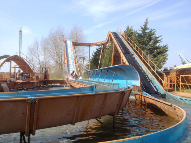 The Log Flume at Pleasurewood Hills, Great Yarmouth