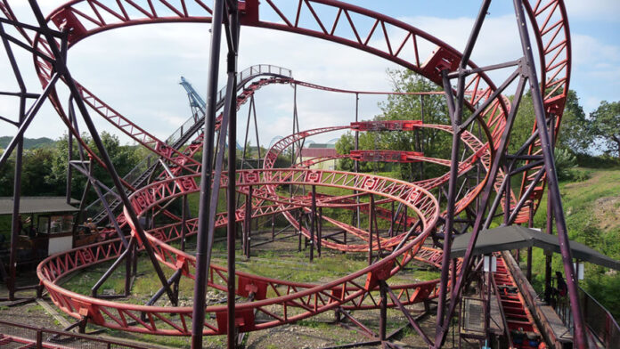 The Cannonball Express at Pleasurewood Hills, Great Yarmouth