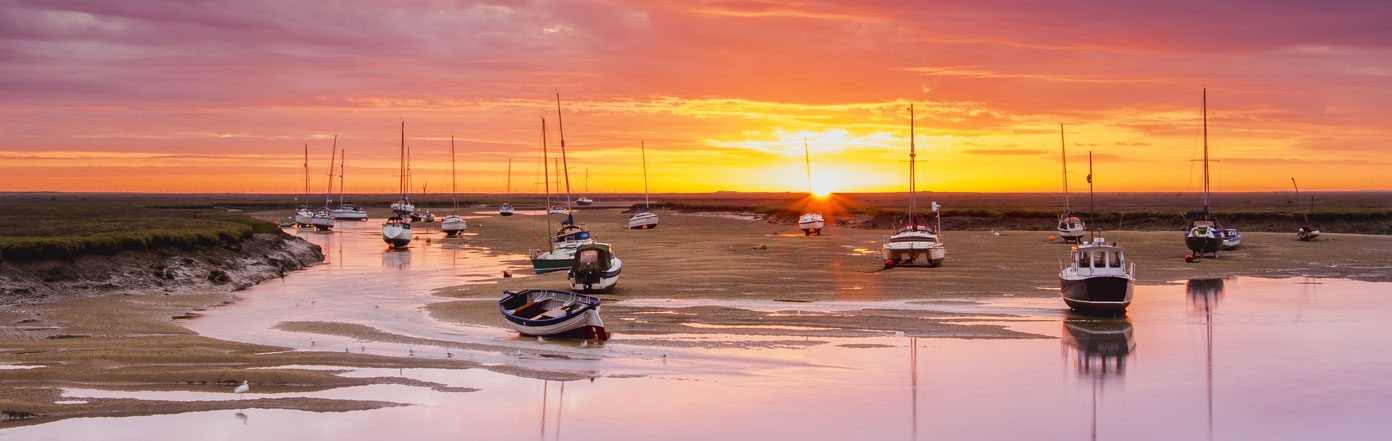 Wells harbour, north Norfolk