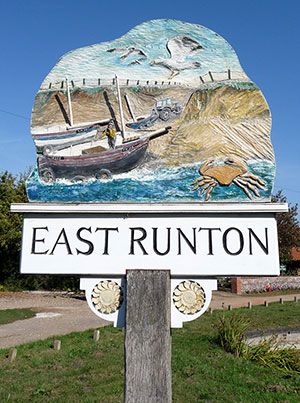East Runton village sign, Norfolk
